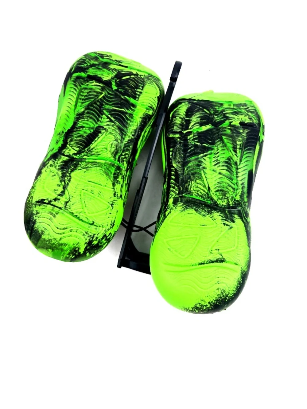 TMNT Sandals Toddlers Size 9/10 Rubber Slip on Green Summer Boys Footwear Shoes